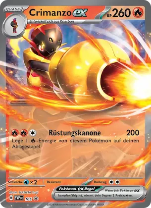 Crimanzo-ex Nr. 105 – SVP Black Star Promos