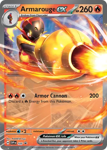 Armarouge ex #105 – Scarlet & Violet Promo Cards