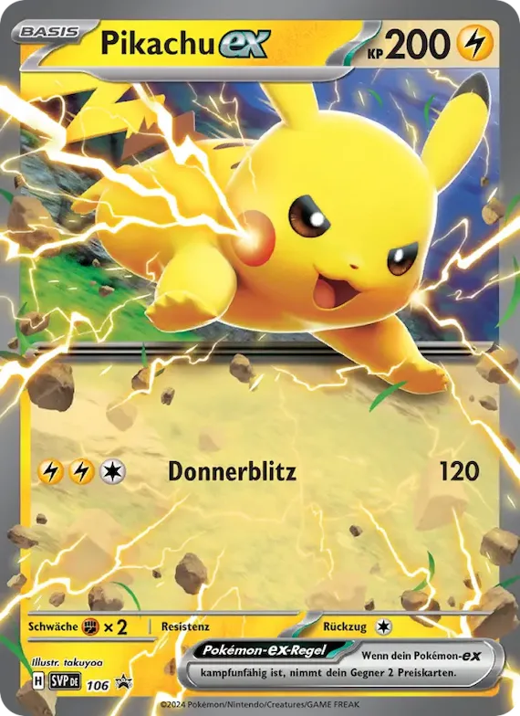 Pikachu-ex 106 – SVP Black Star Promos