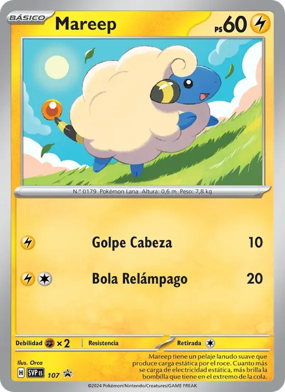 Mareep 107 – SVP Black Star Promos