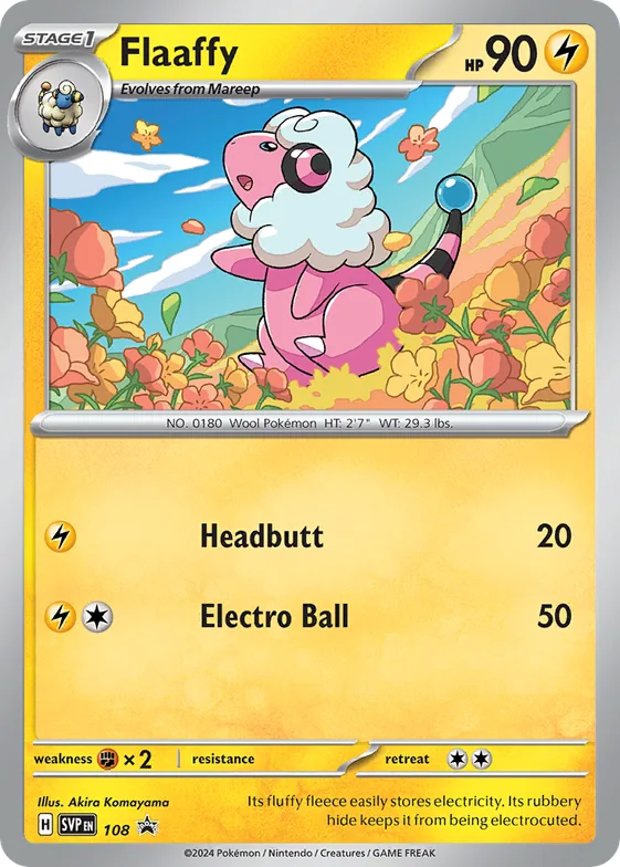 Flaaffy #108 – Scarlet & Violet Promo Cards