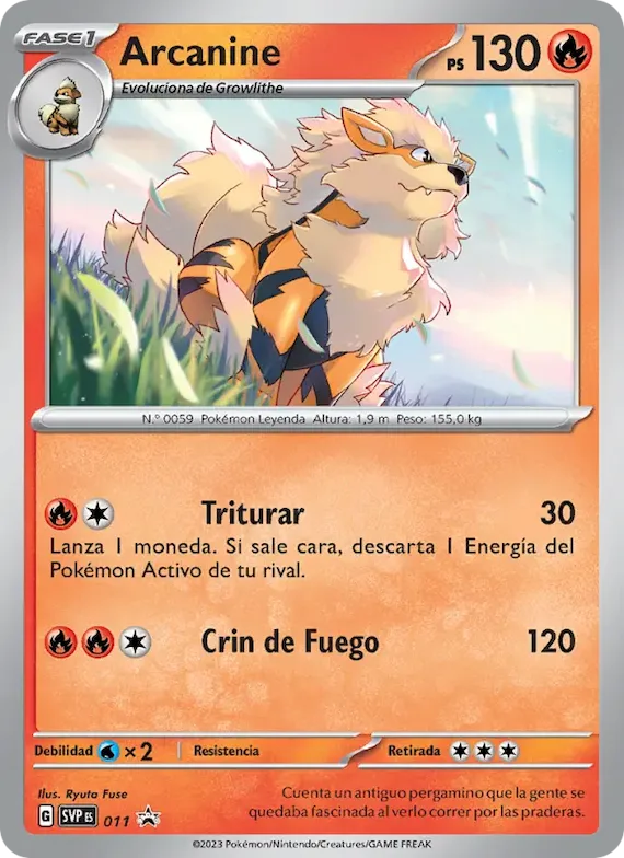Arcanine 11 – SVP Black Star Promos
