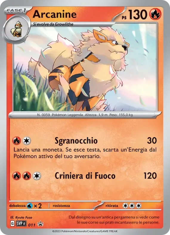 Arcanine 11 – SVP Black Star Promos