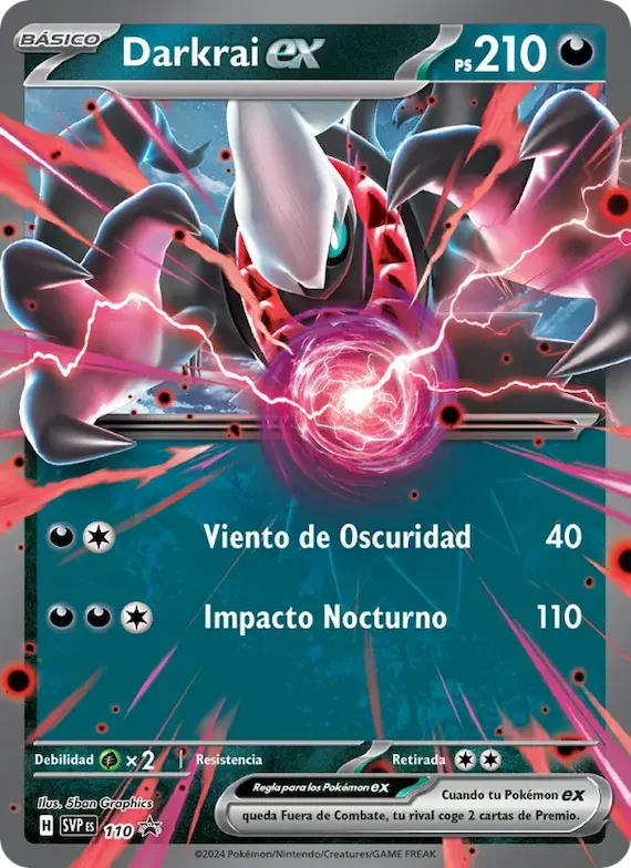 Darkrai ex 110 – SVP Black Star Promos