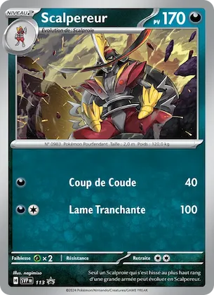 Scalpereur n° 113 – SVP Black Star Promos