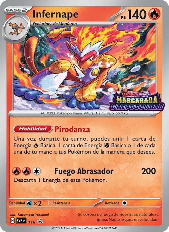 Infernape 116 – SVP Black Star Promos