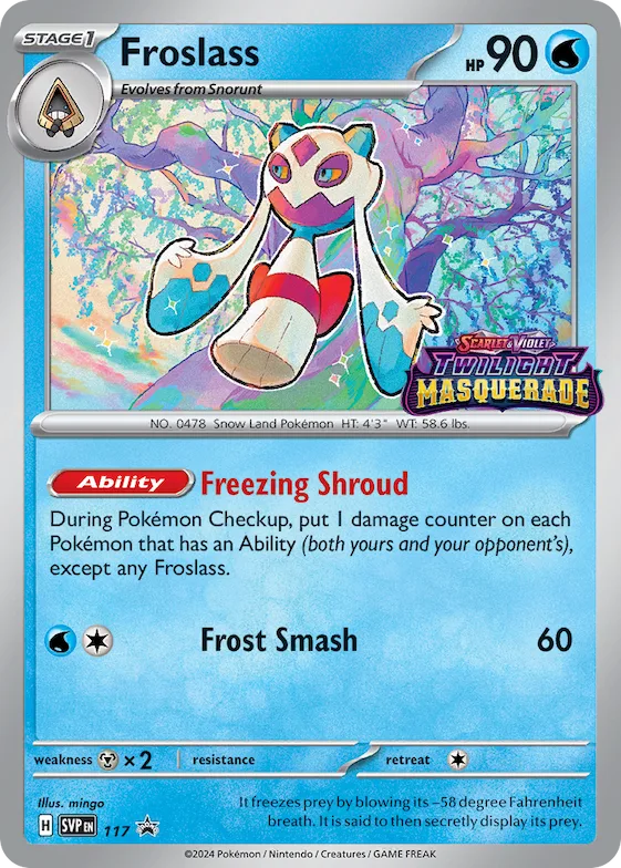 Froslass #117 – Scarlet & Violet Promo Cards