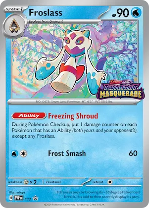 Froslass #117 – Scarlet & Violet Promo Cards