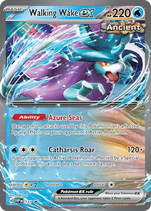Walking Wake ex #127 – Scarlet & Violet Promo Cards