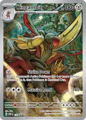 Kingambit #130 – Scarlet & Violet Promo Cards