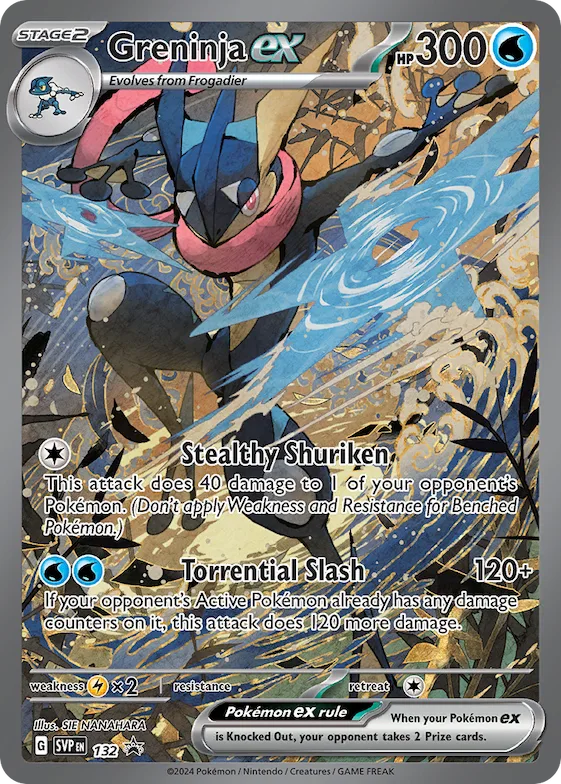 Greninja ex #132 – Scarlet & Violet Promo Cards