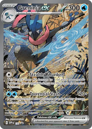 Greninja ex #132 – Scarlet & Violet Promo Cards