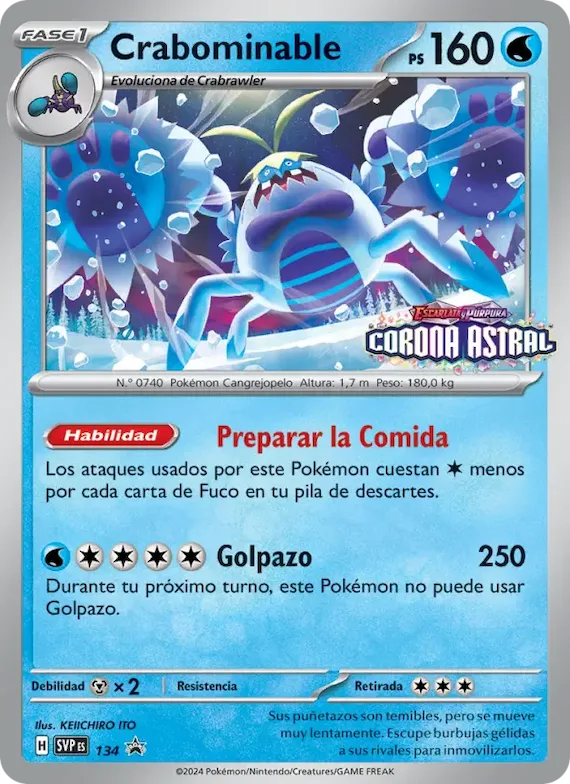 Crabominable 134 – SVP Black Star Promos