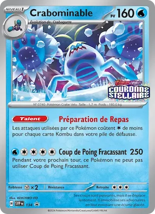 Crabominable n° 134 – SVP Black Star Promos