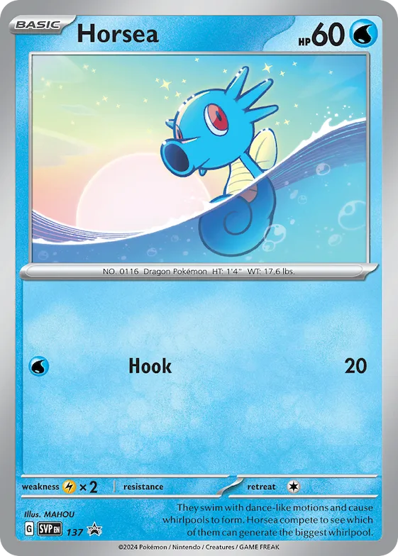 Horsea #137 – Scarlet & Violet Promo Cards