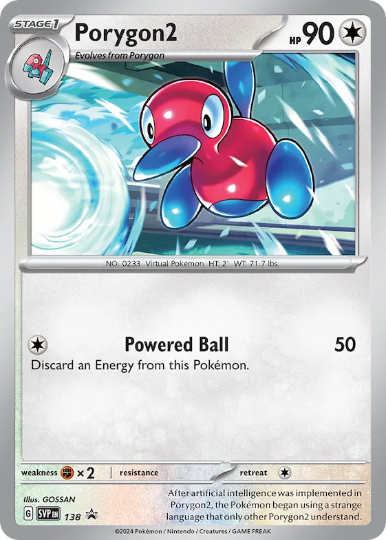 Porygon2 #138 – Scarlet & Violet Promo Cards