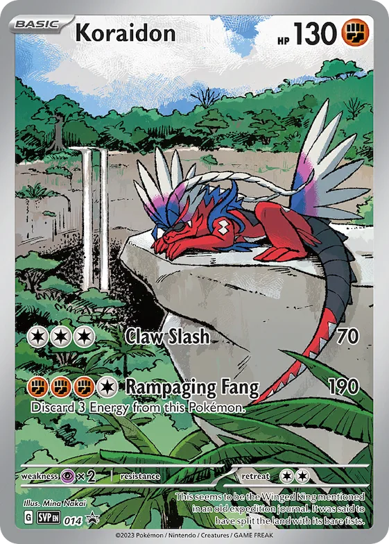 Koraidon #14 – Scarlet & Violet Promo Cards