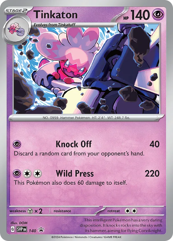 Tinkaton #140 – Scarlet & Violet Promo Cards