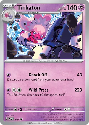Tinkaton #140 – Scarlet & Violet Promo Cards