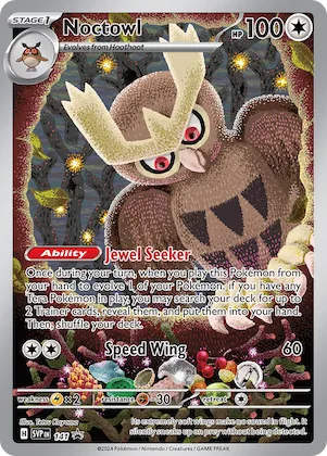 Noctowl #141 – Scarlet & Violet Promo Cards