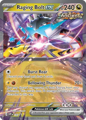 Raging Bolt ex #145 – Scarlet & Violet Promo Cards