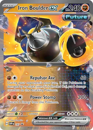 Iron Boulder ex #147 – Scarlet & Violet Promo Cards