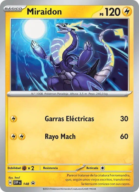 Miraidon 148 – SVP Black Star Promos