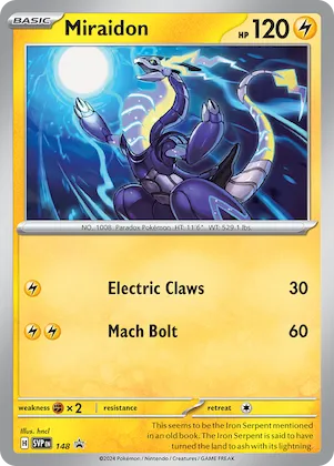 Miraidon #148 – Scarlet & Violet Promo Cards