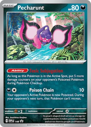 Pecharunt #149 – Scarlet & Violet Promo Cards