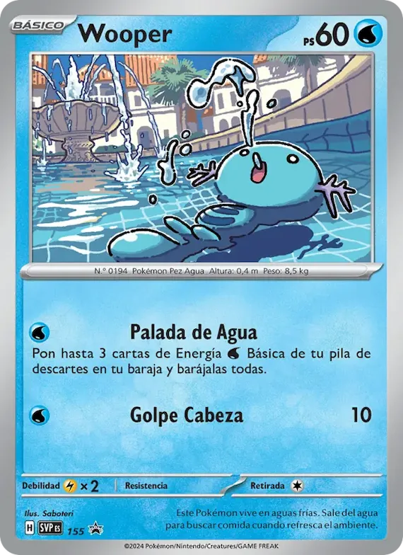 Wooper 155 – SVP Black Star Promos