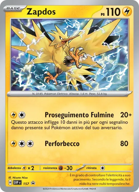 Zapdos 157 – SVP Black Star Promos