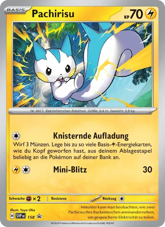 Pachirisu 158 – SVP Black Star Promos