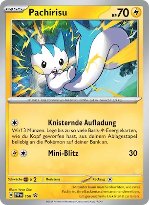 Pachirisu Nr. 158 – SVP Black Star Promos