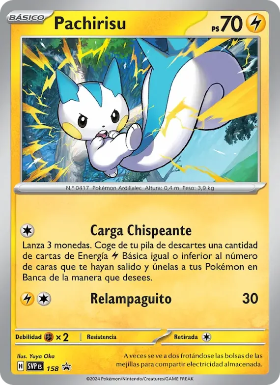 Pachirisu 158 – SVP Black Star Promos