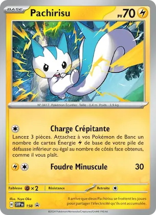 Pachirisu n° 158 – SVP Black Star Promos
