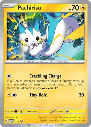 Pachirisu #158 – Scarlet & Violet Promo Cards