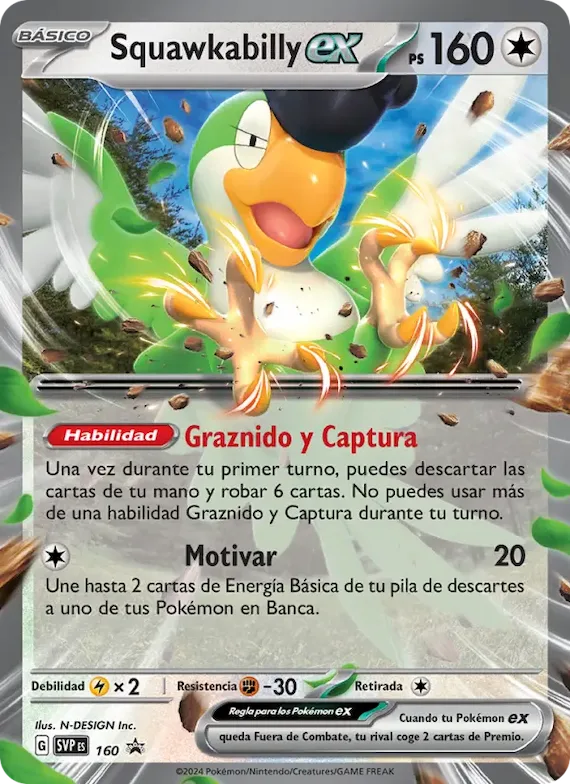 Squawkabilly ex 160 – SVP Black Star Promos
