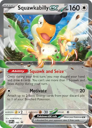 Squawkabilly ex #160 – Scarlet & Violet Promo Cards