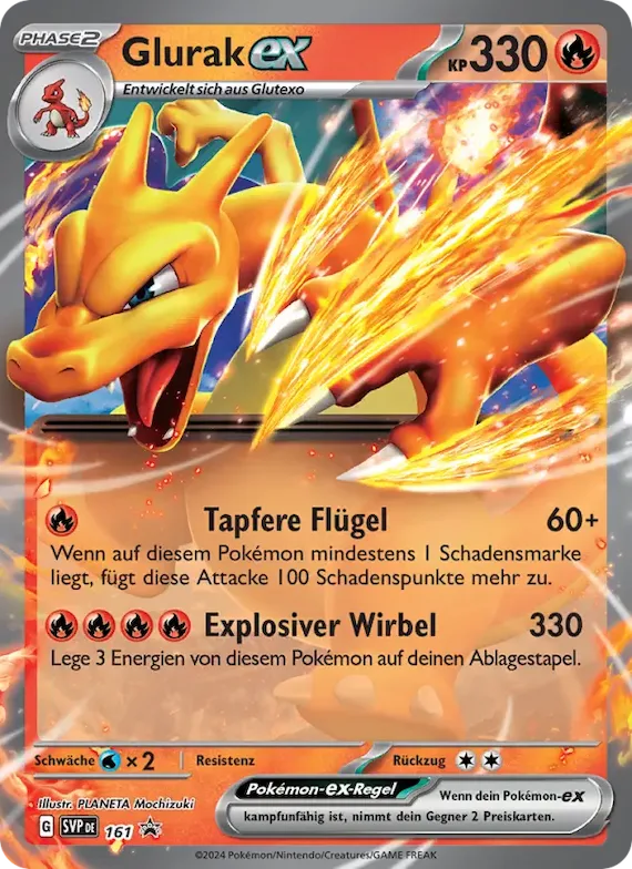 Glurak-ex 161 – SVP Black Star Promos