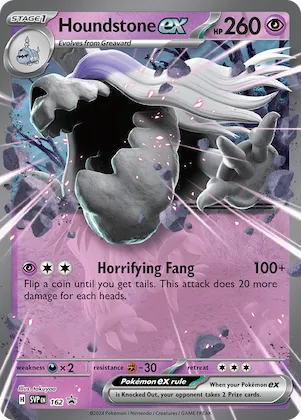 Houndstone ex #162 – Scarlet & Violet Promo Cards
