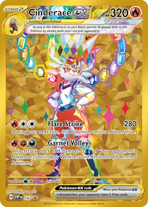 Cinderace ex #163 – Scarlet & Violet Promo Cards