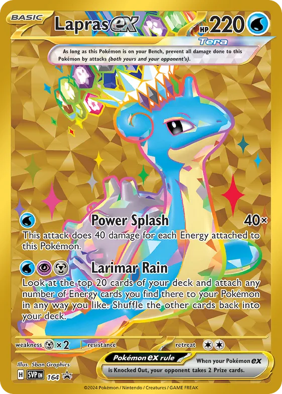 Lapras ex #164 – Scarlet & Violet Promo Cards