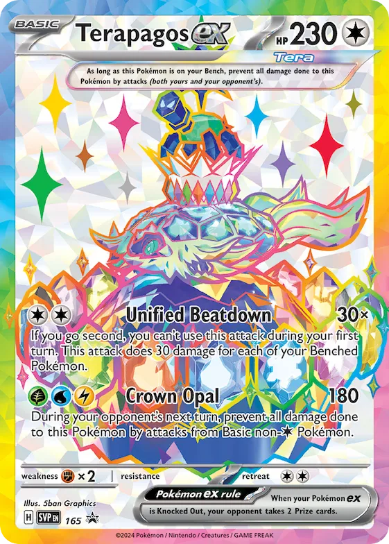 Terapagos ex #165 – Scarlet & Violet Promo Cards