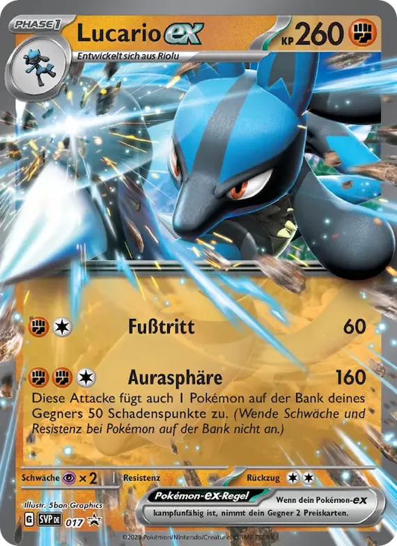 Lucario-ex 17 – SVP Black Star Promos