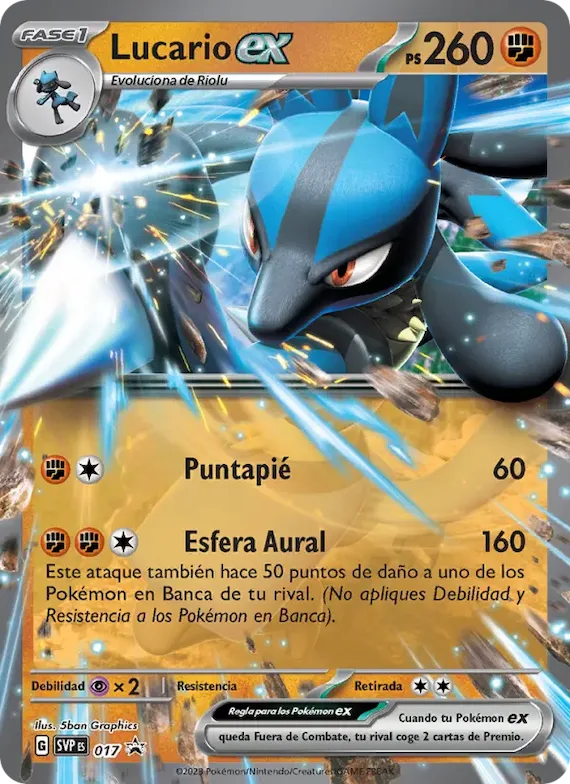 Lucario ex 17 – SVP Black Star Promos