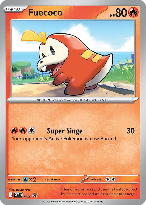 Fuecoco #2 – Scarlet & Violet Promo Cards