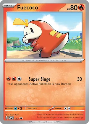 Fuecoco #2 – Scarlet & Violet Promo Cards