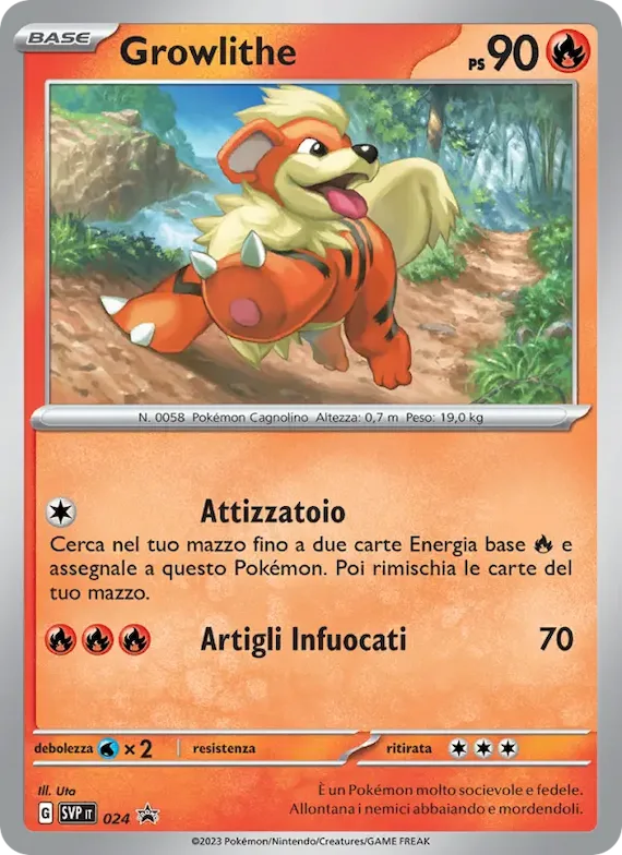 Growlithe 24 – SVP Black Star Promos