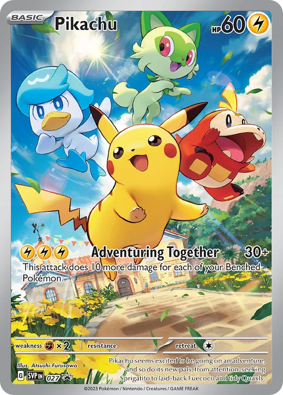 Pikachu #27 – Scarlet & Violet Promo Cards