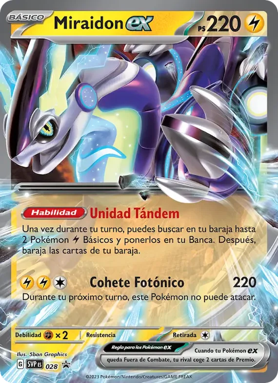 Miraidon ex 28 – SVP Black Star Promos